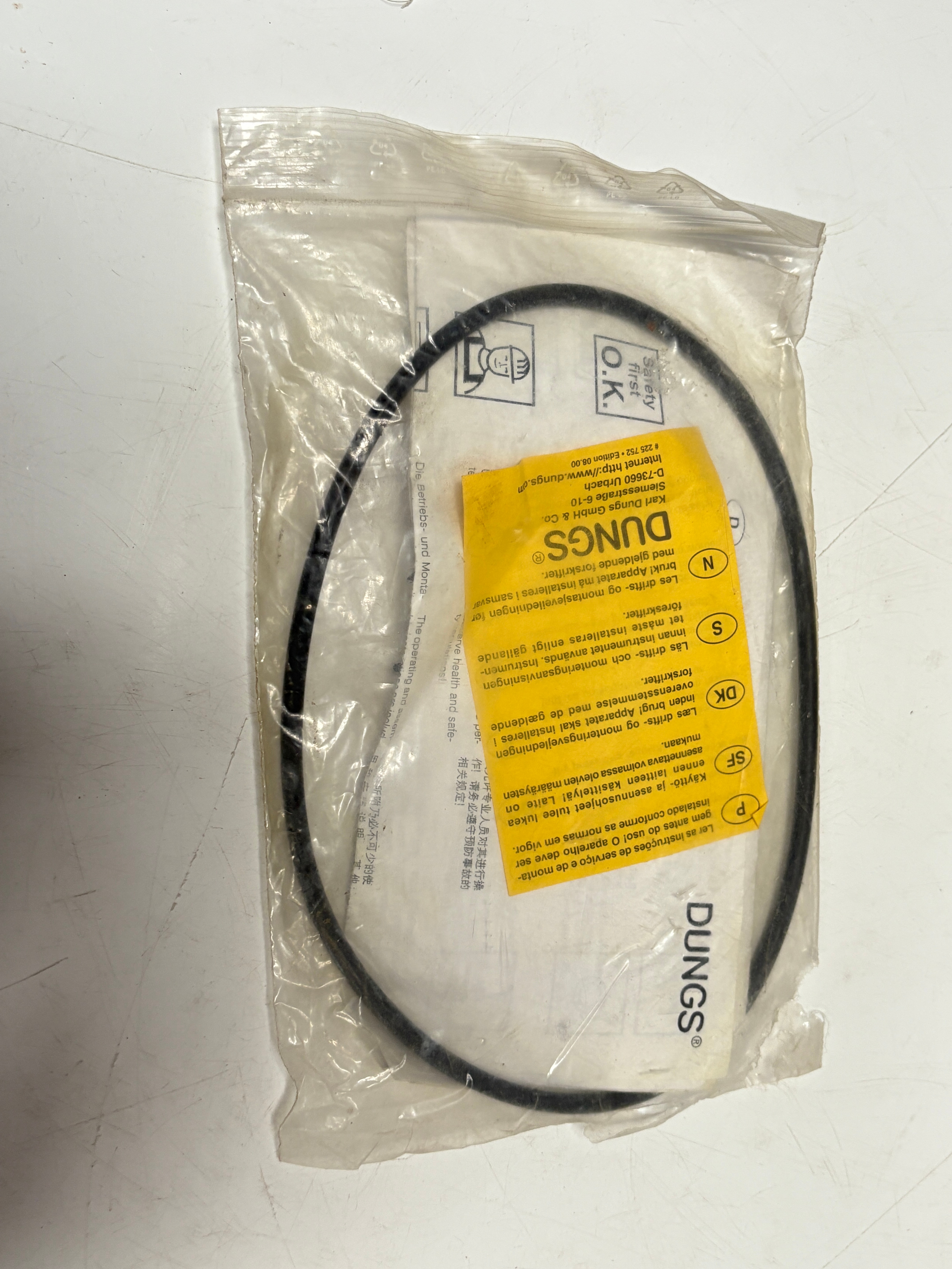 DUNGS M/CD Pressure Plug O-Ring Service Kit