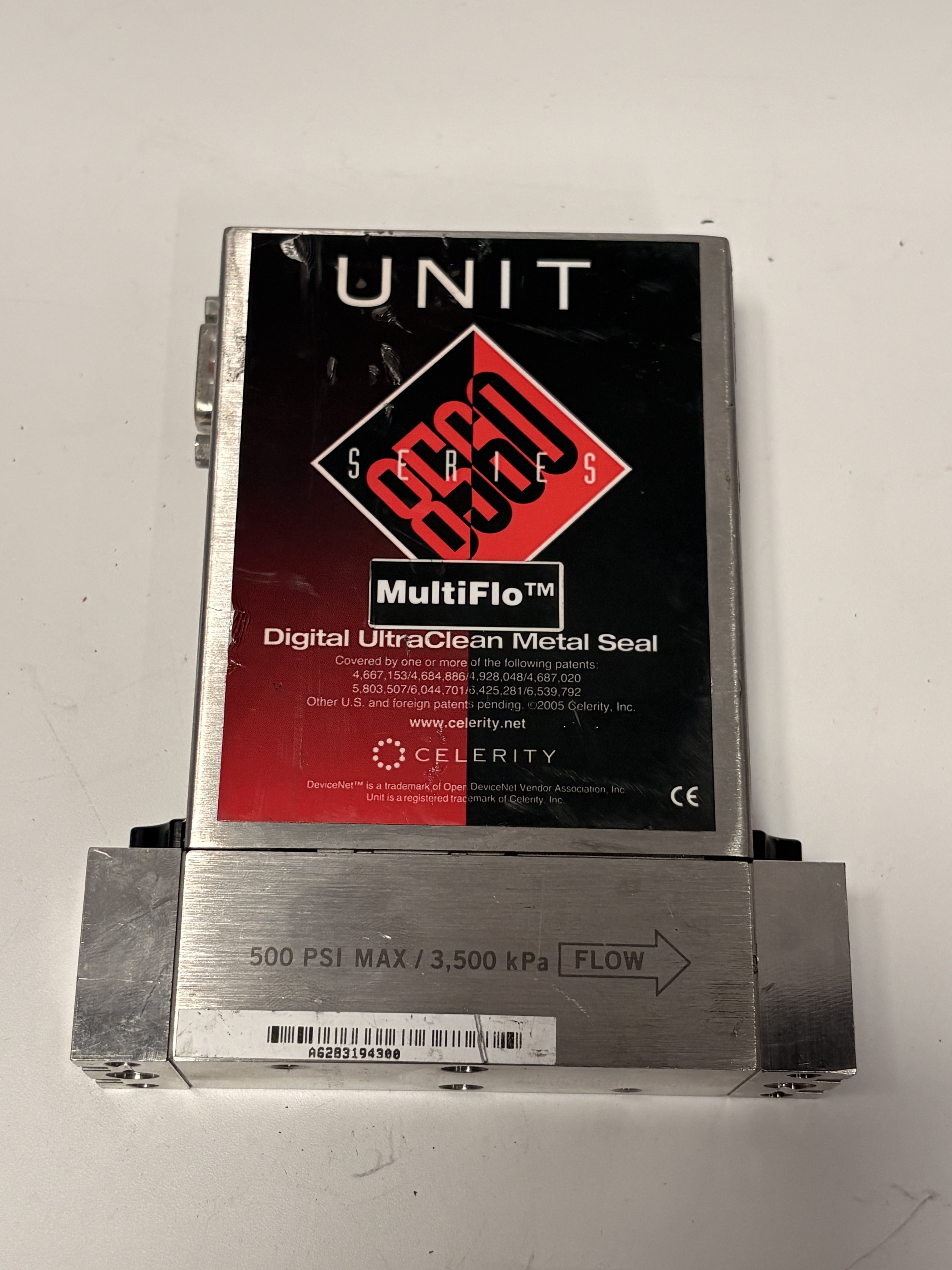 Celerity UFC-8561 SO2 200 SCCM MultiFlo MFC 16 Flow Controller