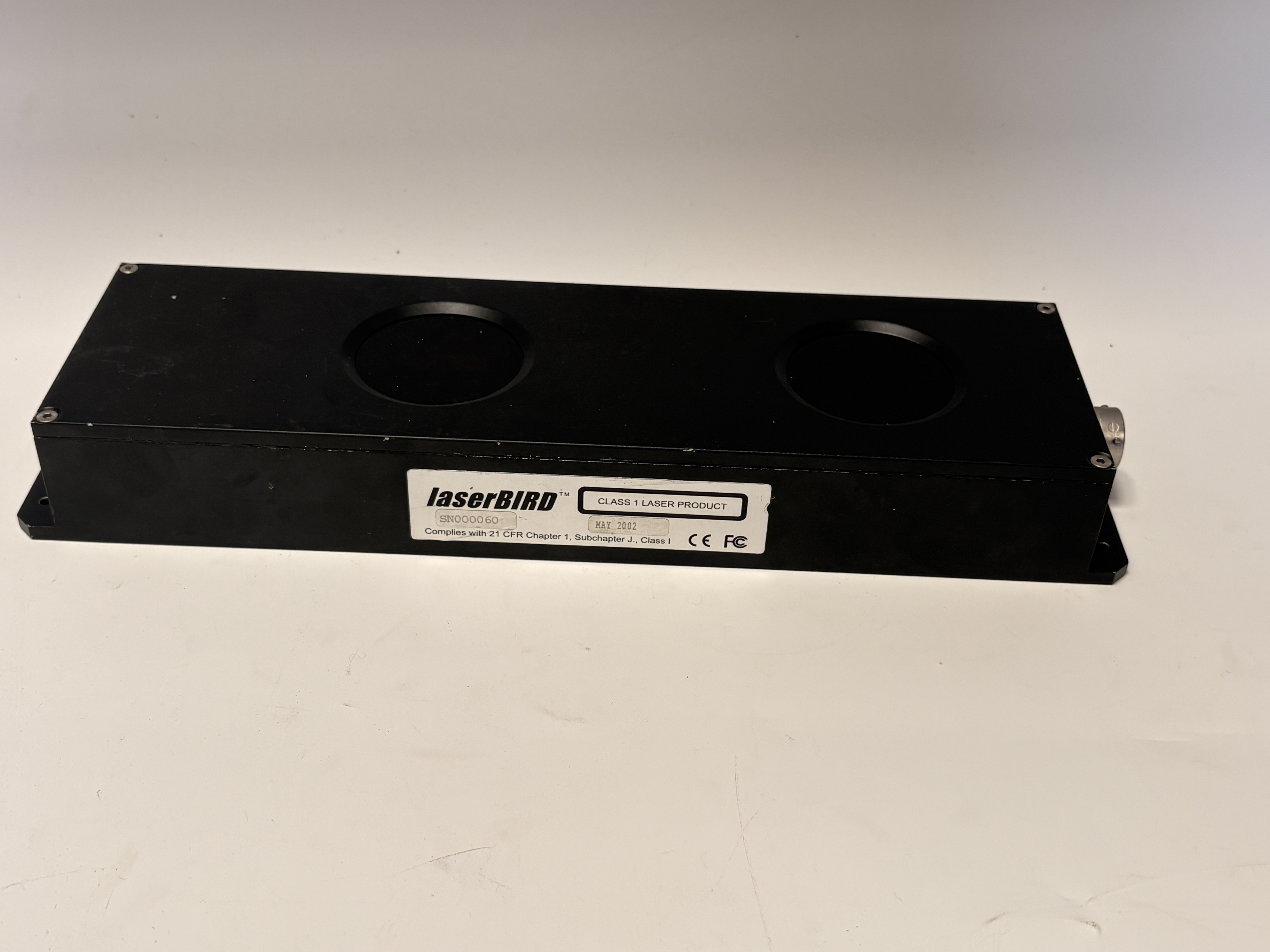 Ascension Technology laserBIRD Optical Tracking Sensor Dual Aperture Untested