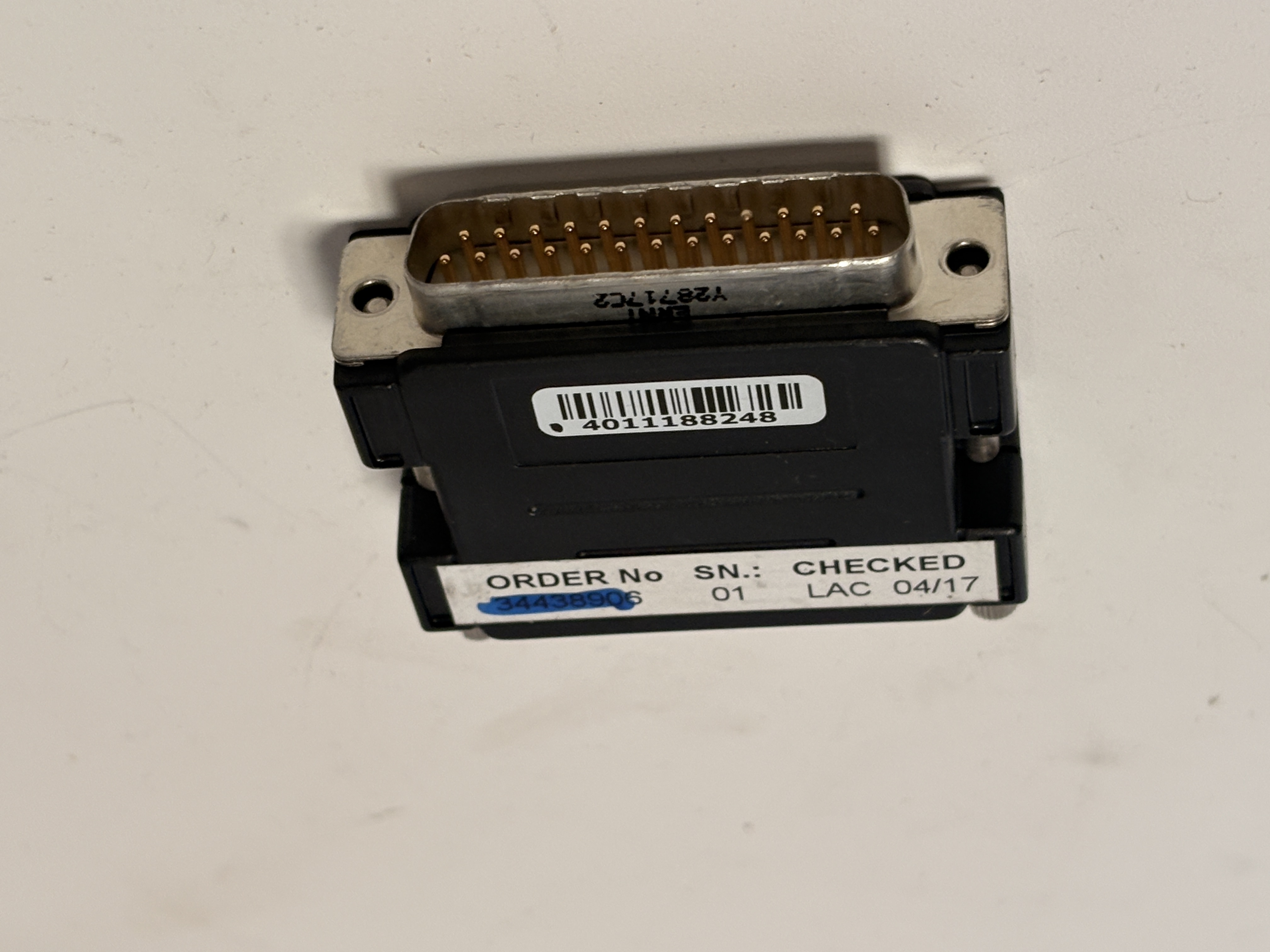 Smiths Heimann 34438906 Dongle 2.0 DB25 X-Ray Baggage System Security Key