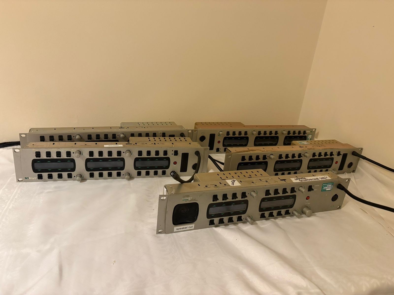 x5 Trilogy Commander 24 channel Intercom Talk Back Panels