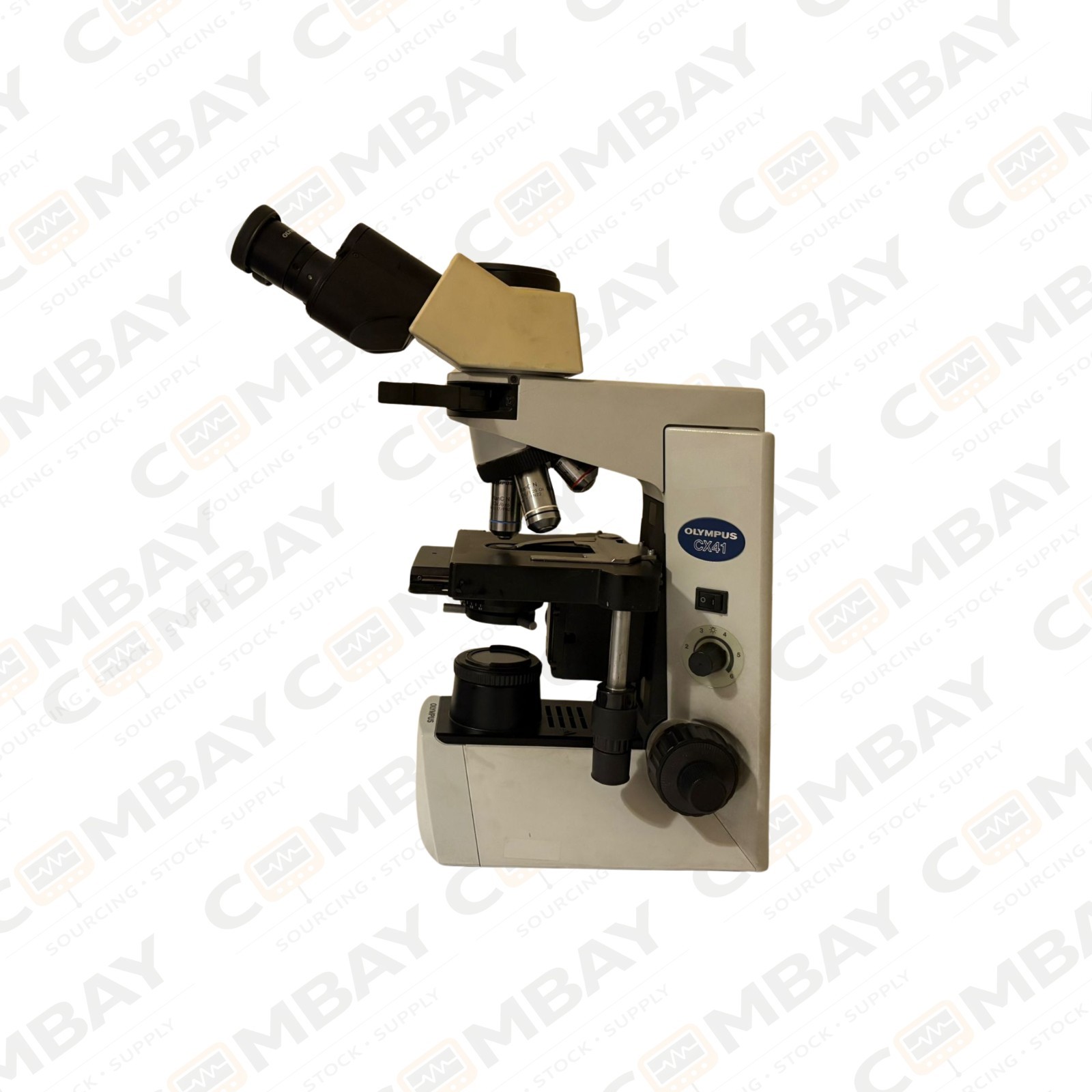 Olympus CX41RF Trinocular Compound Microscope U-CTR30-2 with 4 Objectives