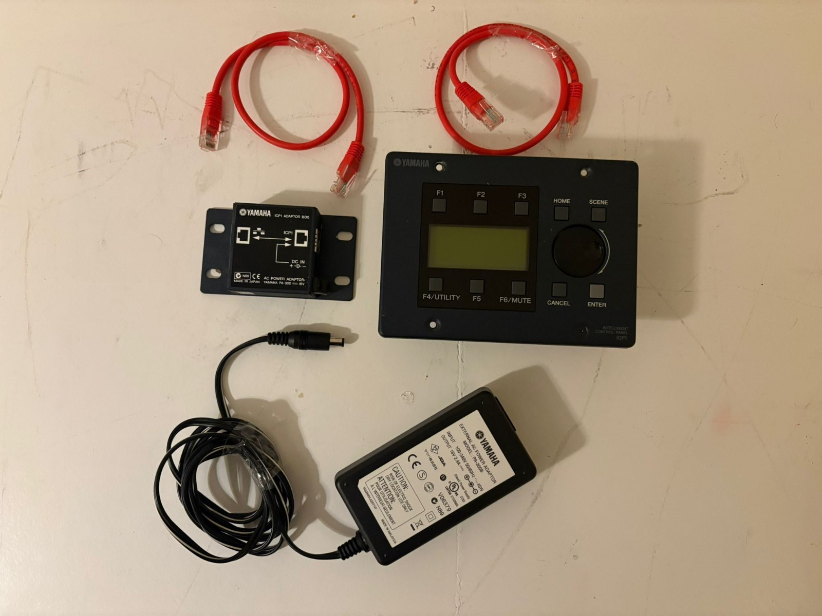 YAMAHA ICP1 Intelligent Control Panel with ICP1 Adapter Box, Power Supply,Cables 2