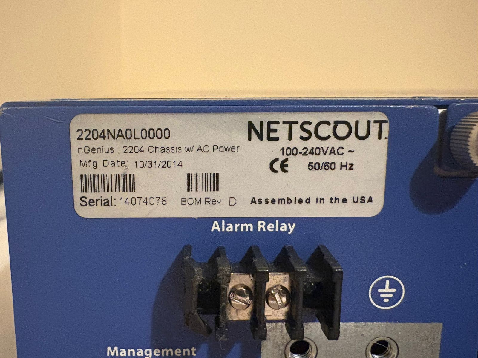 NETSCOUT vBroker 220 PFS-2204 Packet Flow Switch 24-Port 240Gbps 2RU 6