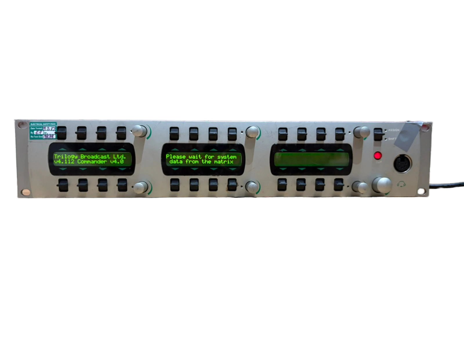 Trilogy Commander 24 channel Intercom Talk Back Panel v4.112 Commander v4.0