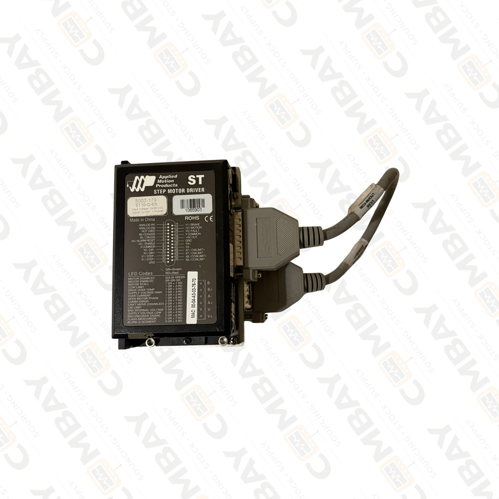 Applied Motion Products Step Motor Driver ST10-Q-EN w/ Intevac ST10/SV7