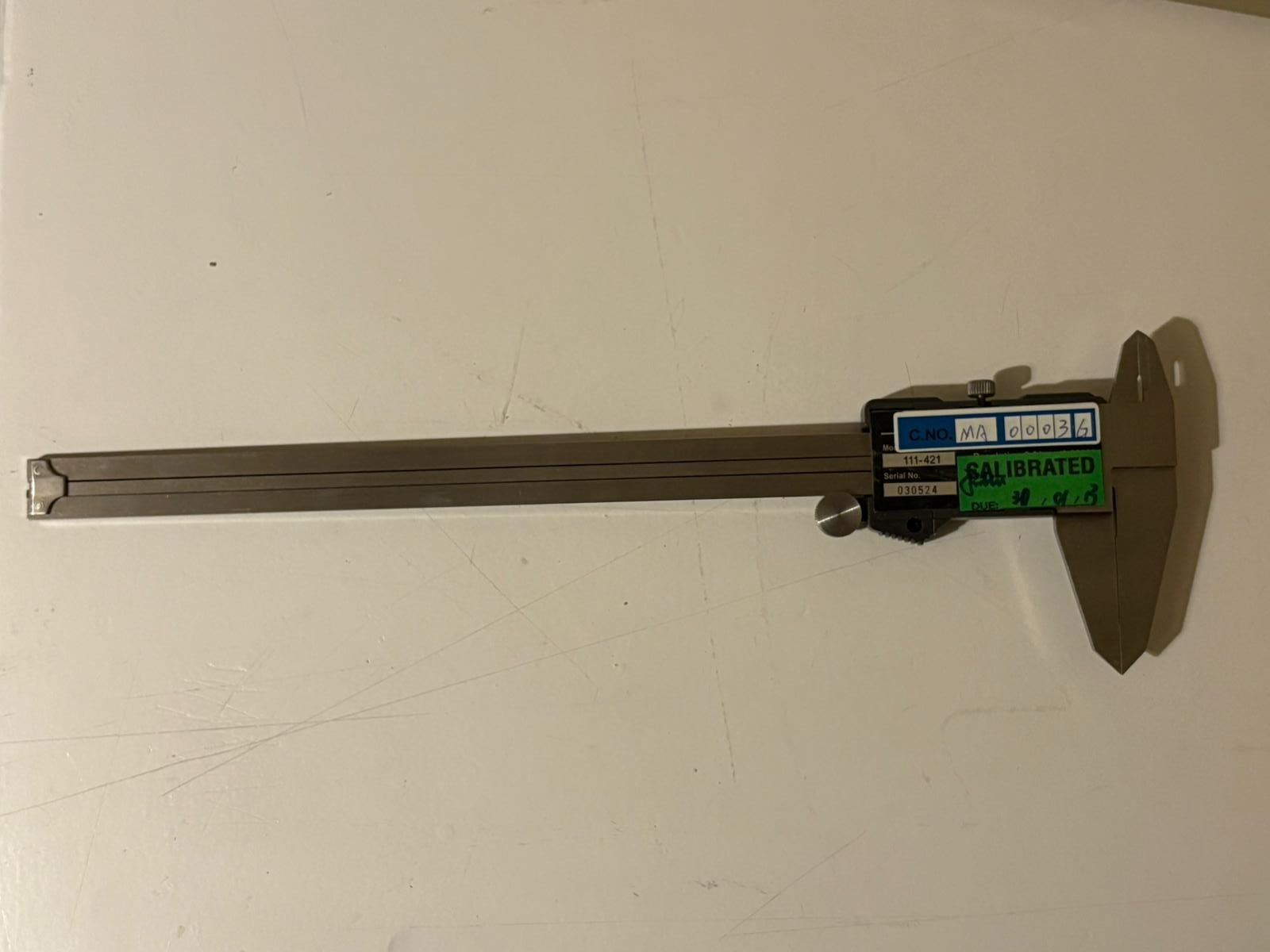 Vogel Digital Caliper Model no. 111-421 serial 030524 with Case & Manual 2