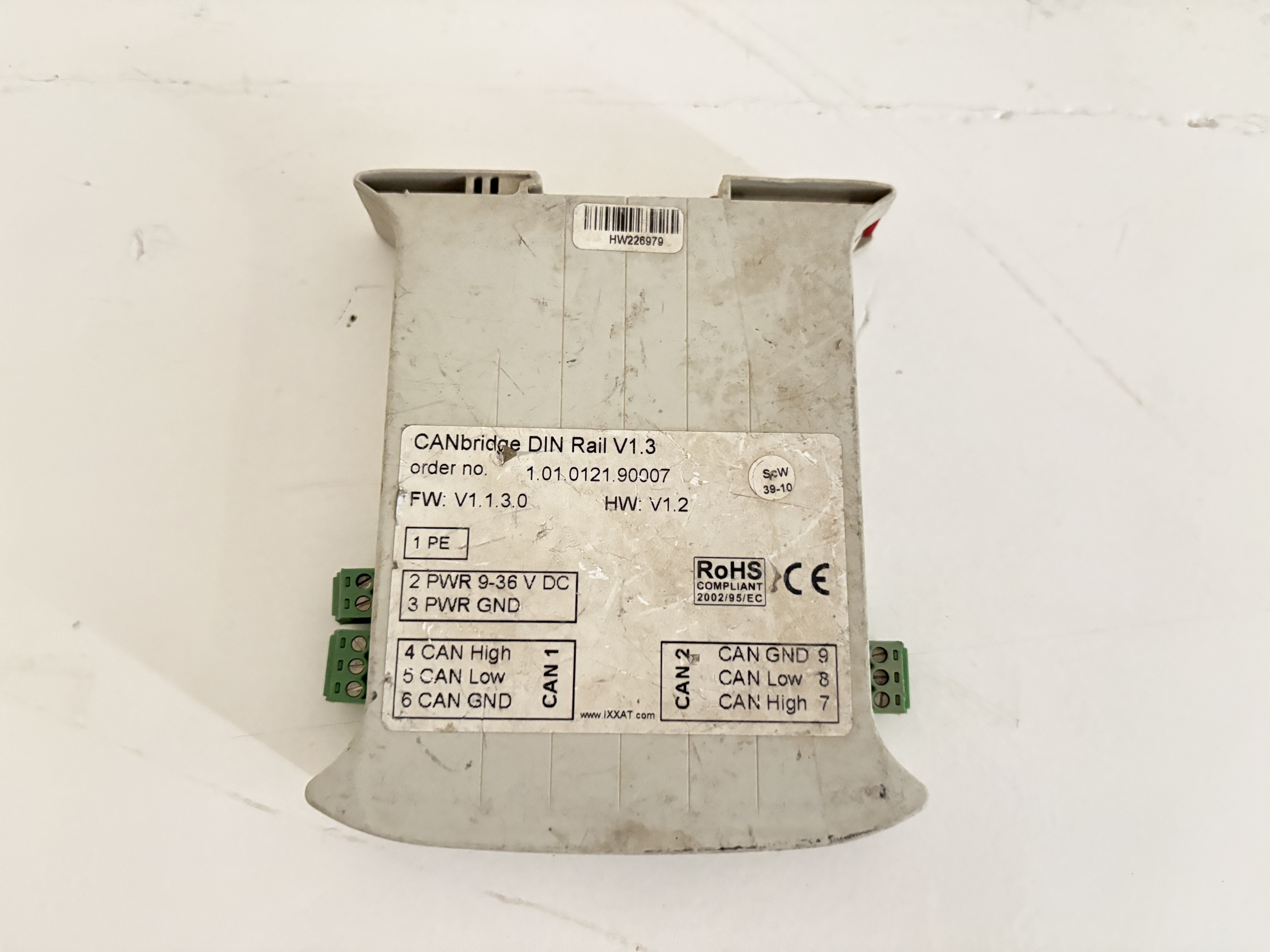 IXXAT CANbridge DIN Rail V1.3 CAN Bus Gateway Module