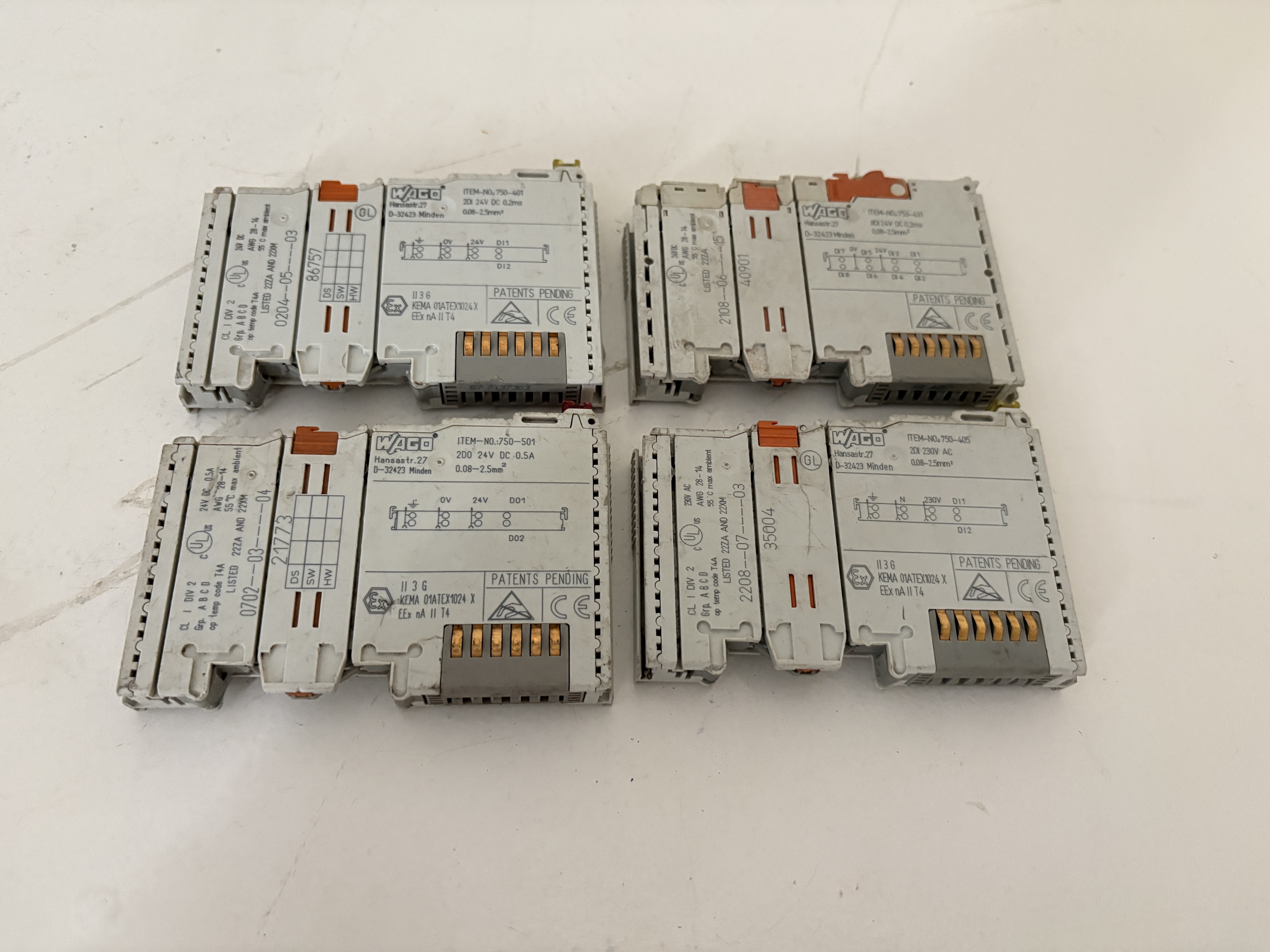 WAGO 750-401 2DI 24V DC Digital Input Module